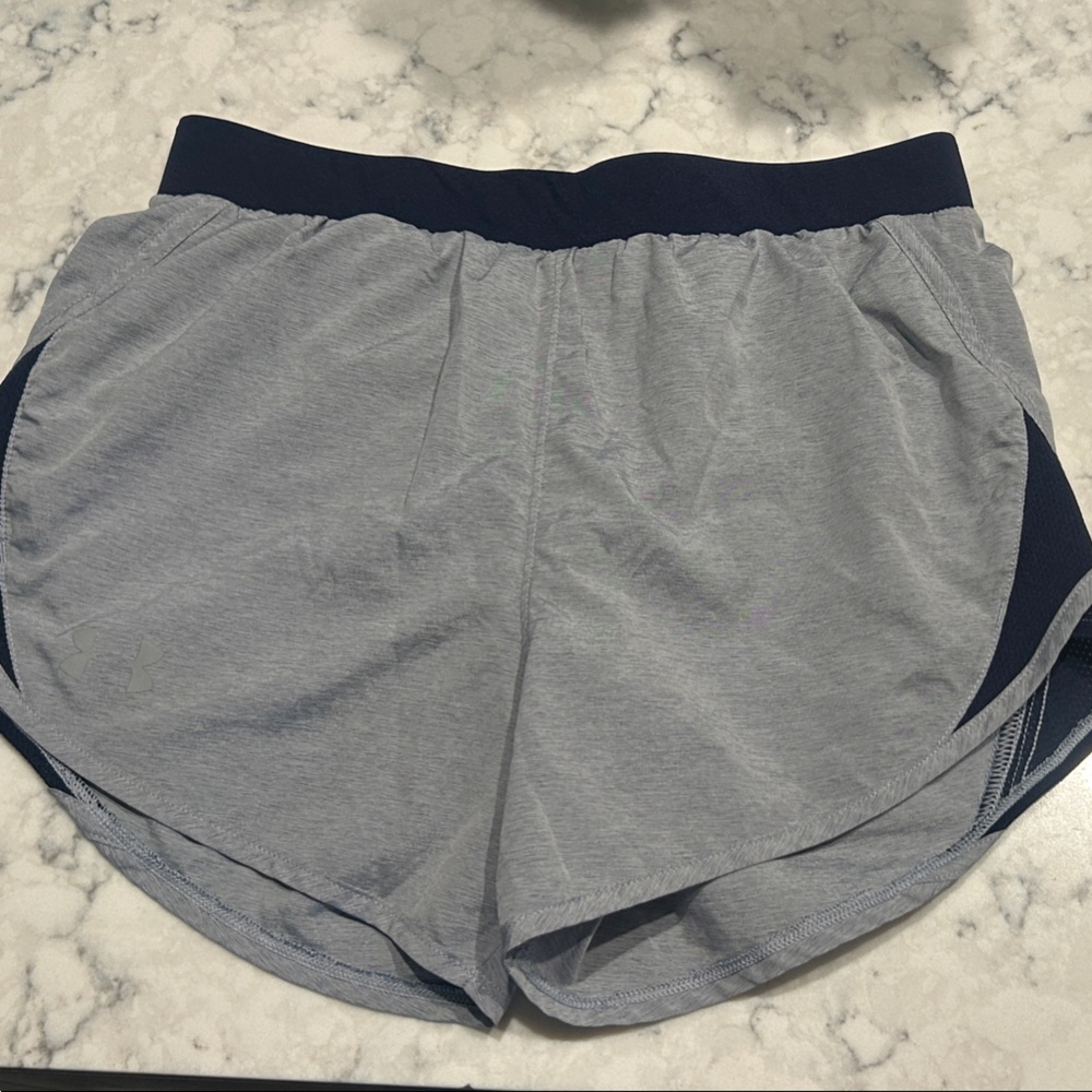 Under Armour Gray and Navy Athletic Shorts